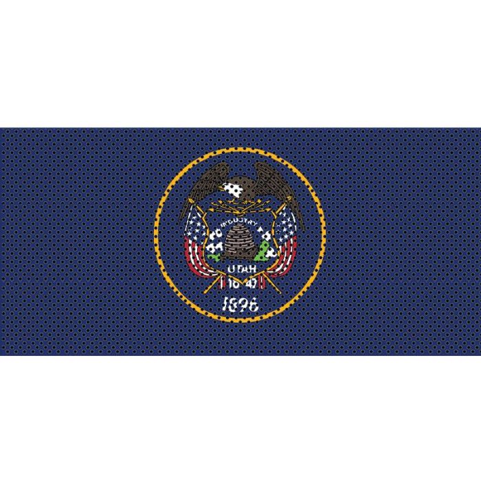 UTS JK UTAH FLAG GRILL INSERT