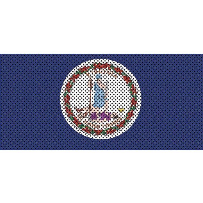 UTS JK VIRGINIA FLAG GRILL INSERT
