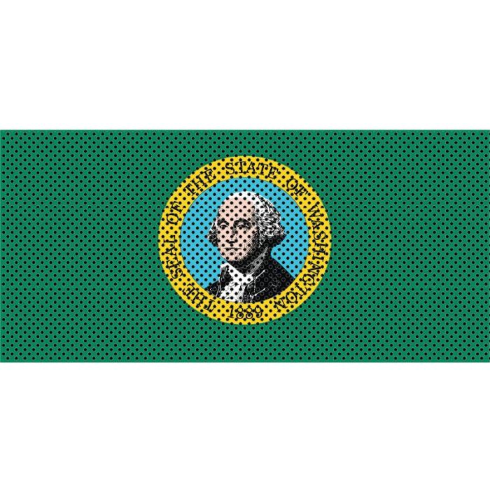 UTS JK WASHINGTON FLAG GRILL INSERT