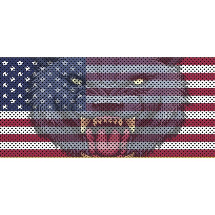 UTS JK WOLF FLAG GRILL INSERT