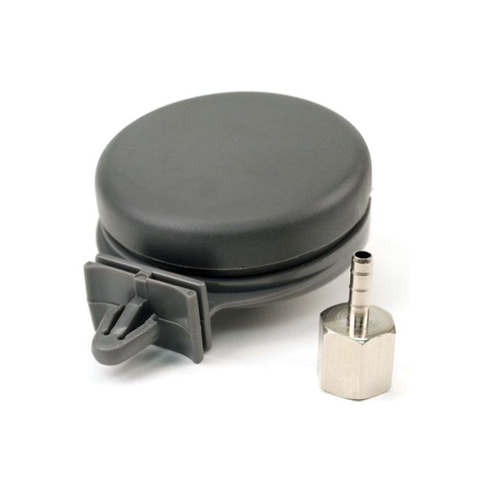 Remote Inlet Air Filter Assembly, Gray Plastic Housing (1/4" x 1/4" Tube Fitting, NPT)