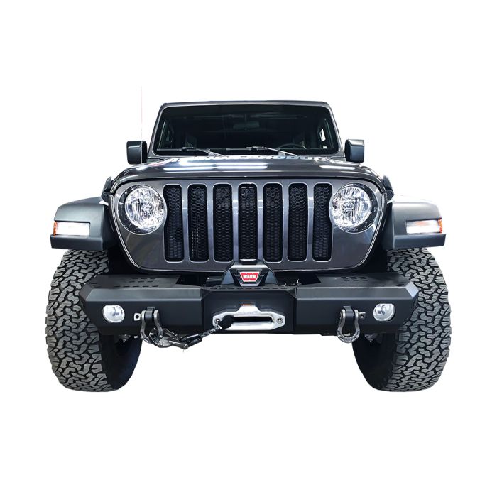 Warrior Products 6528 MOD Series Front  Mid Width Bumper for 18-20 Jeep Wrangler JL & Gladiator JT