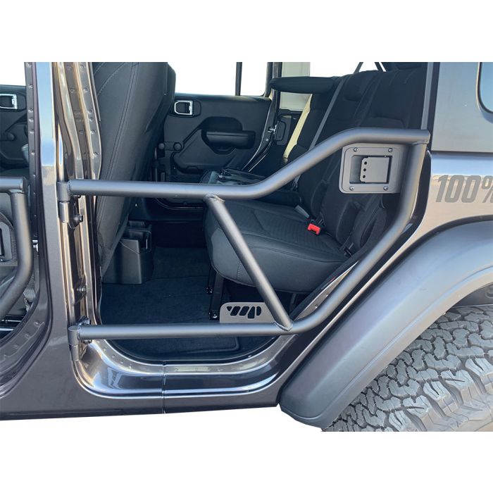 Warrior Products 6774 Rear Adventure Tube Doors for 18-20 Jeep Wrangler JL Unlimited & Gladiator JT