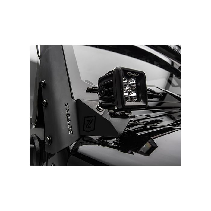 ZROADZ Z374814 A-Pillar Lower LED Light Pod Mounts for 07-18 Jeep Wrangler JK