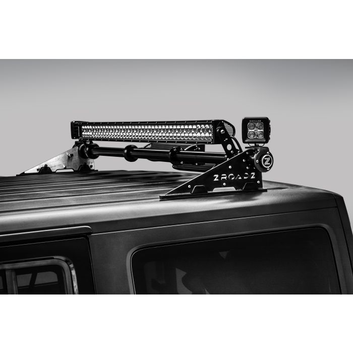 ZROADZ Z350050-JK  Modular Roof Multi Mount/Directional LED Light Bar Mounts  for 18-19 Jeep Wrangler JL