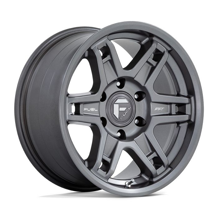 D838 SLAYER MATTE GUNMETAL 18X8.5 5X127 4.79 BS 1mm OS