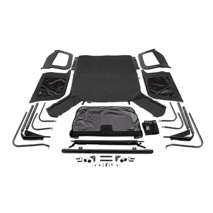 Rugged Ridge 13783.35 Complete Soft Top w/Frame for 97-06 Jeep Wrangler TJ w/ Half Steel Doors