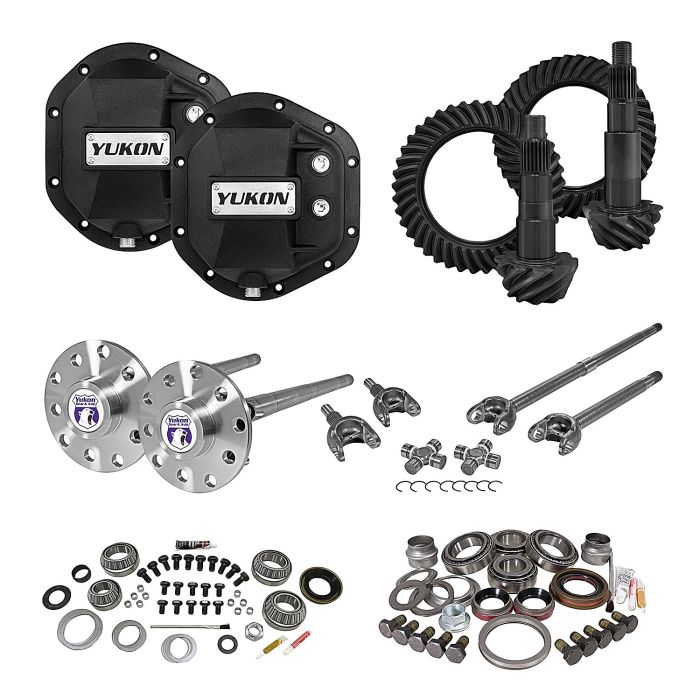 Stage 4 Re-Gear Kit upgrades front & rear diffs, 24 spl, incl covers/fr&rr axles