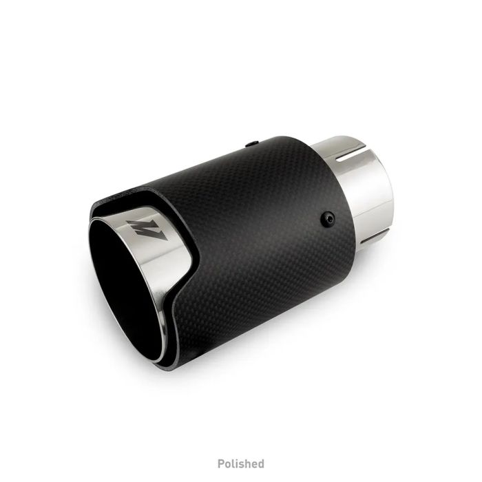 Mishimoto  Carbon Fiber Exhaust Tip with 2.5" Inlet & M Logo