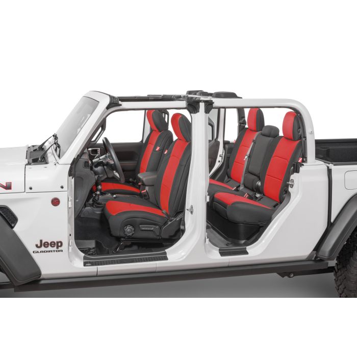 DIVER DOWN NEO SEAT COVER RED JT W/ RR ARMREST