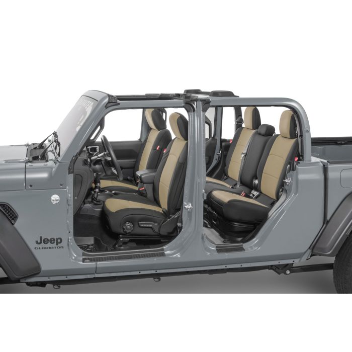 DIVER DOWN NEO SEAT COVER TAN JT  W/O RR ARMREST w/Console Cover