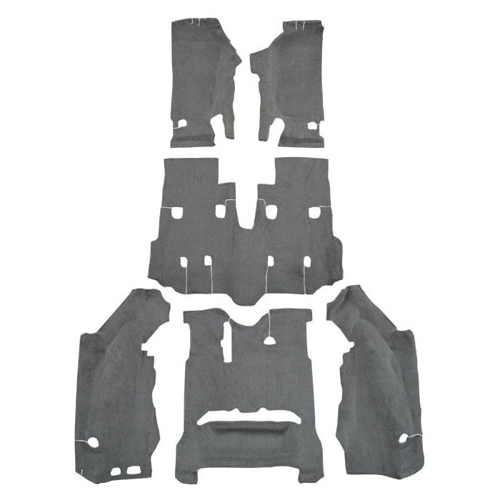 Auto Custom Carpets  Complete Replacement Cutpile Carpet Kit for 07-10 Jeep Wrangler JK Unlimited