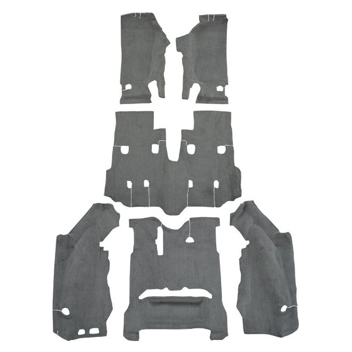 Auto Custom Carpets  Complete Replacement Cutpile Carpet Kit for 07-10 Jeep Wrangler JK Unlimited