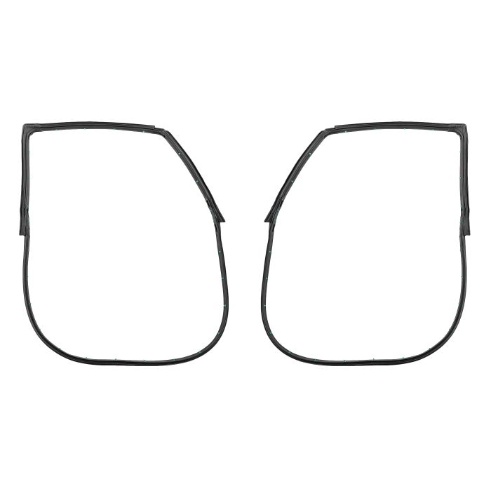 AccuPart  Front Door Seals for 07-18 Jeep Wrangler JK 