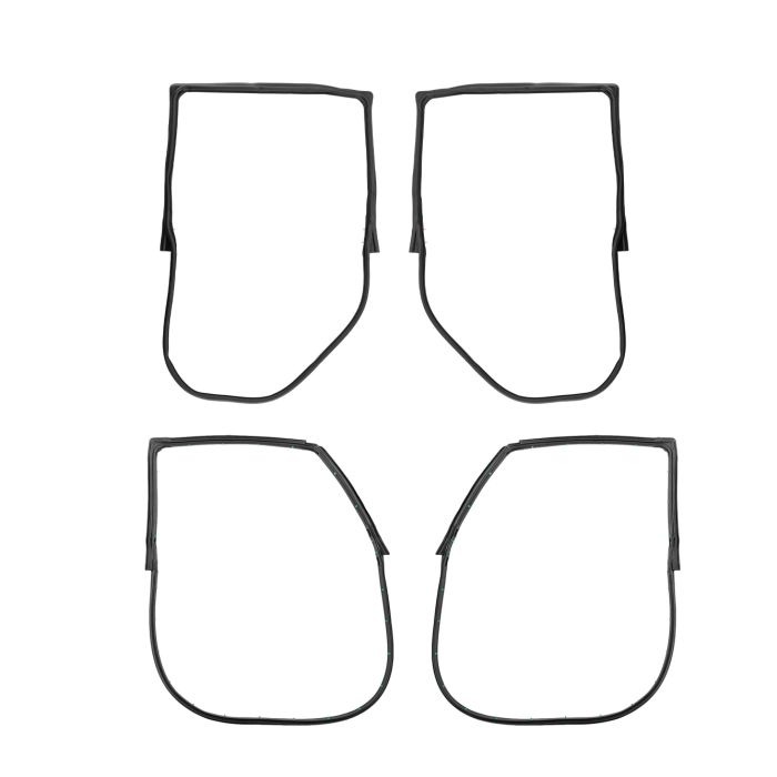 AccuPart Door Seal Front & Rear Kit, JK 07-18