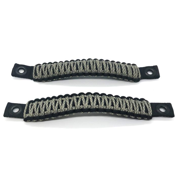 Jeep Wrangler Grab Handles Paracord JK Sound Bar Rear Side Pair Black/ACU Camo Bartact