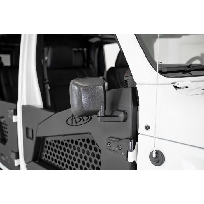 ADD Offroad ARDJL-01-HDJL-01 Stealth Fighter Front Door Mirror-Pair  for 18-20 Jeep Wrangler JL & Gladiator JT