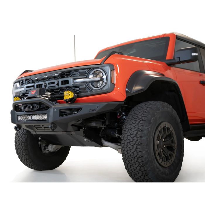 ADD Offroad F260181060103 Rock Fighter Winch Front Bumper for 21-26 Ford Bronco Raptor