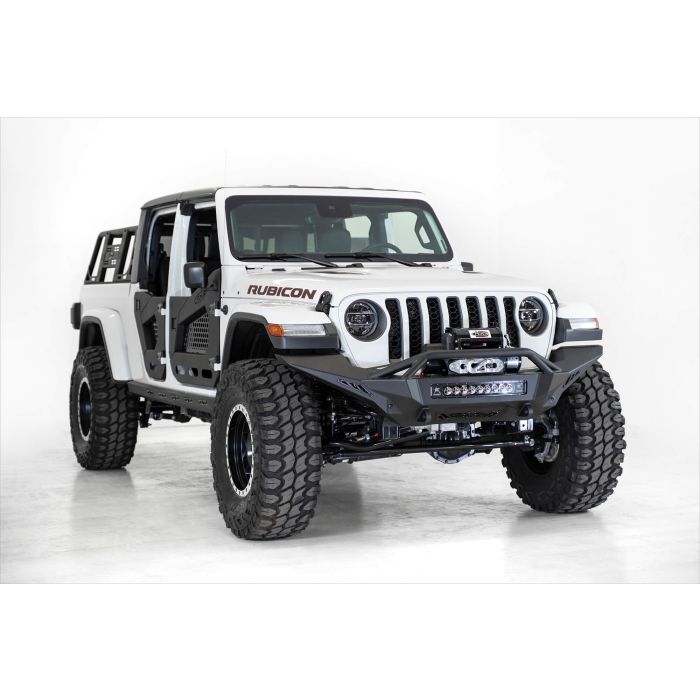 ADD Offroad  Stealth Fighter Full Length Front Bumper with Hoop for 18-22 Jeep Wrangler & Gladiator JT Rubicon Models