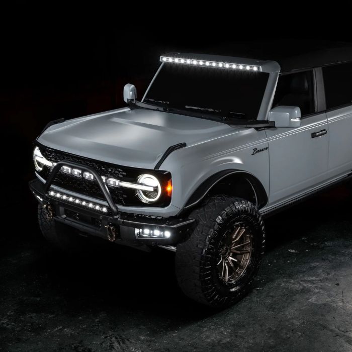 Oracle -Integrated Windshield Roof LED Light Bar System for 2021+ Ford Bronco