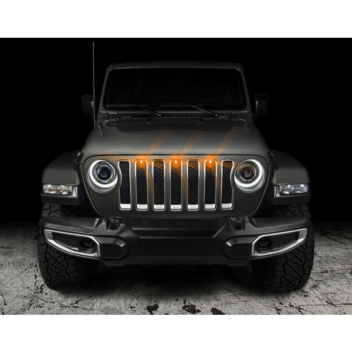 Oracle Lighting  Pre-Runner Style LED Grille Light Kit for 18-23 Jeep Wrangler JL