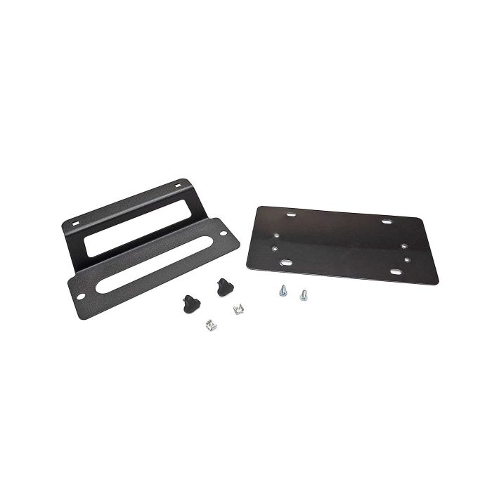 AEV 12301080AB Hawse Fairlead License Plate Bracket for EX/RX Front Bumper