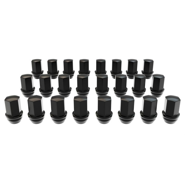 AEV 29060013AA 24-Piece Lug Nut Kit for 18-26 Jeep Wrangler JL & Gladiator JT