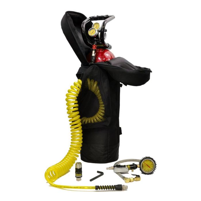 15LB CO2 TANK TRACK PKG B 250PSI RED