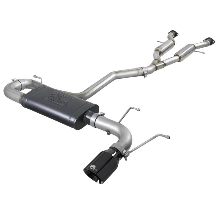 aFe Power  Mach Force XP 304 Stainless Steel Cat-Back Exhaust for 14-19 Jeep Grand Cherokee WK2 with 3.6L V6