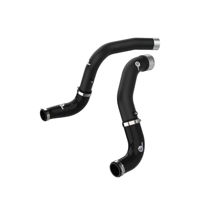 aFe Power 46-20434-B BladeRunner 3" Aluminum Hot & Cold Charge Pipe Kit - in Black for 20-23 Jeep Wrangler JL & Gladiator JT EcoDiesel 3.0L V6