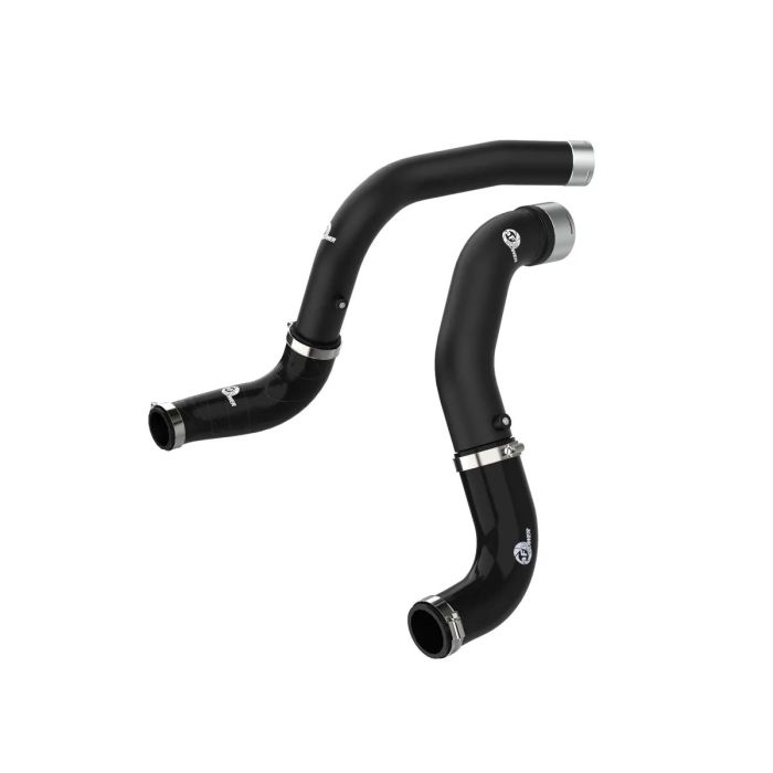 aFe Power 46-20434-B BladeRunner 3" Aluminum Hot & Cold Charge Pipe Kit - in Black for 20-23 Jeep Wrangler JL & Gladiator JT EcoDiesel 3.0L V6