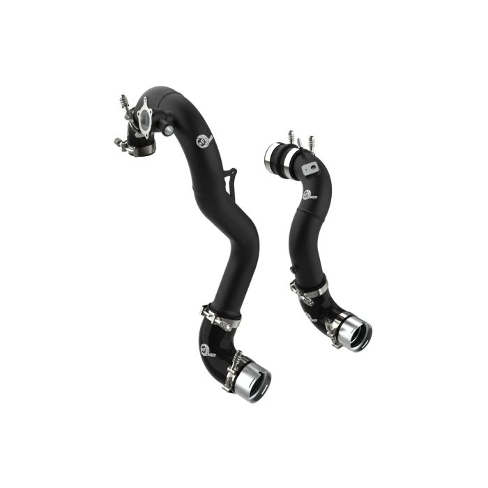 aFe Power  BladeRunner Aluminum Hot and Cold Charge Pipe Kit in Black for 21-26 Ford Bronco 