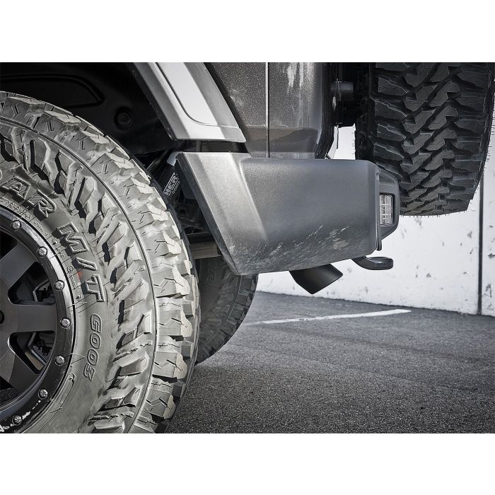 aFe Power  Mach Force XP Hi-Tuck 409 Stainless Steel Axle-Back Exhaust System for 18-20 Jeep Wrangler JL 
