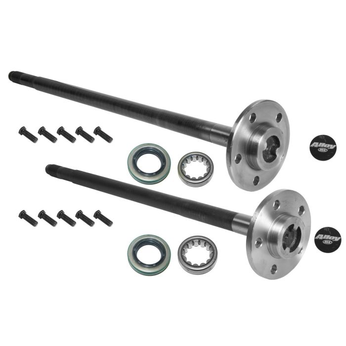 Alloy USA 12200 Rear 27 Spline Peformance Axle Kit for 90-06 Jeep Wrangler TJ, YJ & Cherokee XJ w/ Dana 35 Rear Axle & Non ABS Brakes