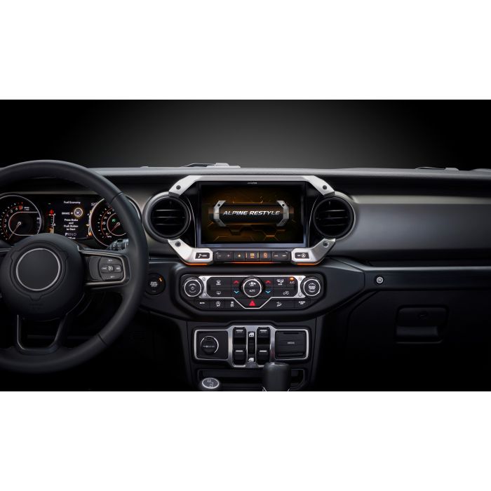 Alpine  i509-WRA-JL 9" Multimedia Dash Restyle System for 18-23 Jeep Wrangler JL & Gladiator JT