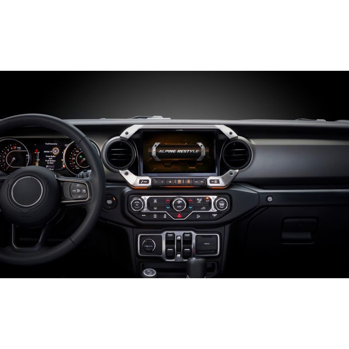 Alpine  i509-WRA-JL 9" Multimedia Dash Restyle System for 18-22 Jeep Wrangler JL & Gladiator JT