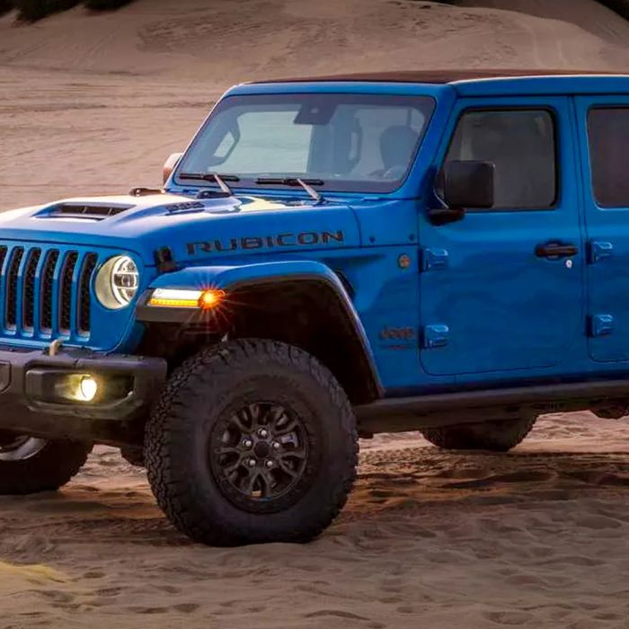 American Modified AMJPCC00601 Smoked Fender Lights With Sequential Daytime Running Light, Turn Signals for 18-26 Jeep Wrangler JL & Gladiator JT