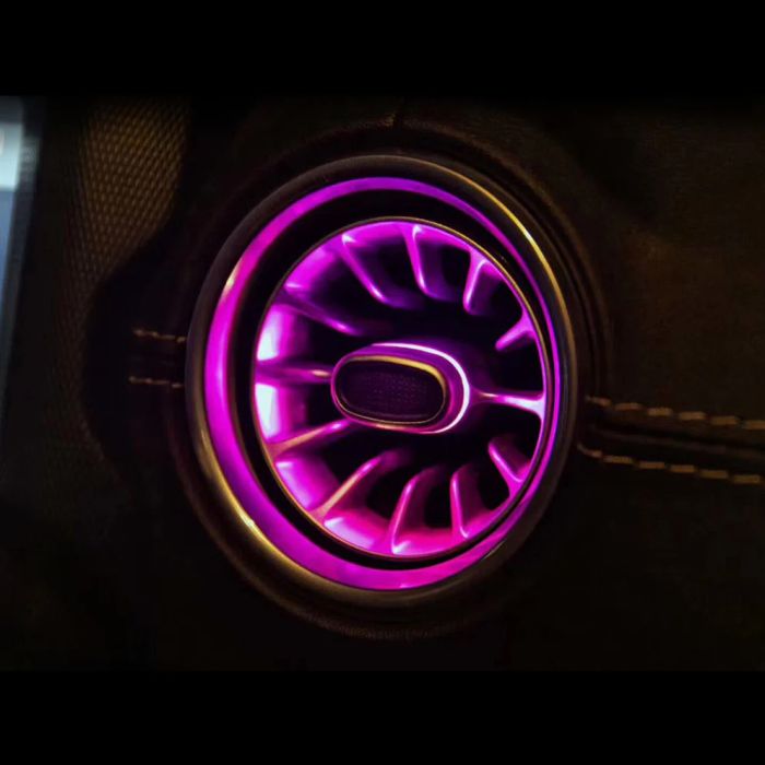 American Modified  Turbo Air AC Vent with Ambient Light  for 07-26 Jeep Wrangler JK, JL, & Gladiator JT