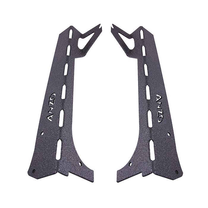 Anzo USA 851034 Windshield Light Bar Brackets for 97-06 Jeep Wrangler TJ