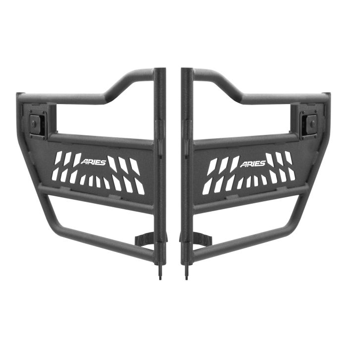 Aries 2500200 Rear Tube Doors for 18-19 Jeep Wrangler Unlimited JL & 2020 Jeep Gladiator JT