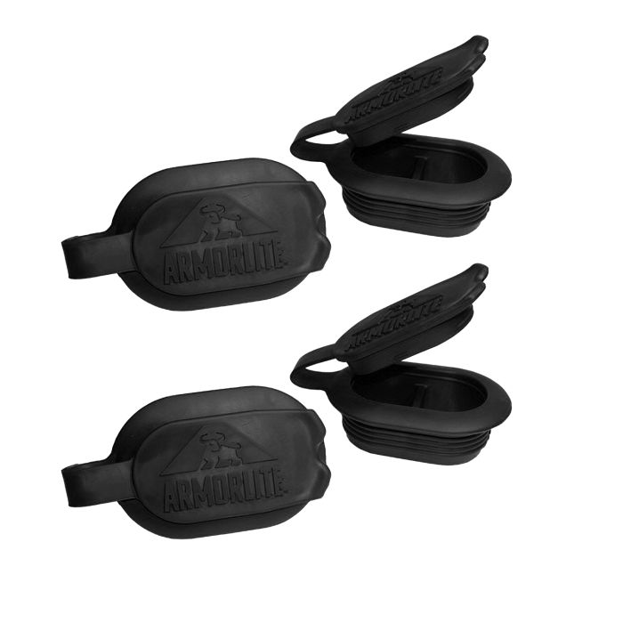 ARMORLITE DRAIN PLUGS 4 PACK BLACK