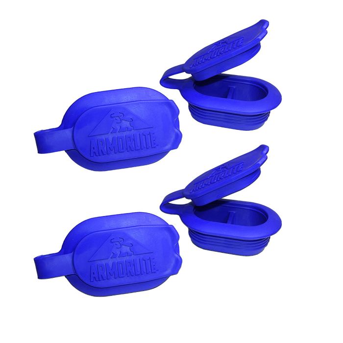 ARMORLITE DRAIN PLUGS 4 PACK BLUE