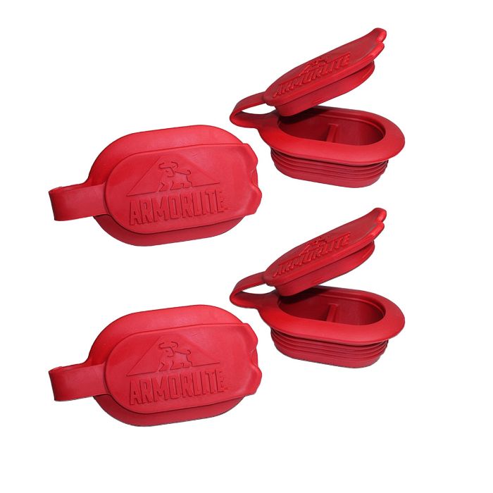 ARMORLITE DRAIN PLUGS 4 PACK RED