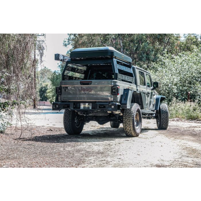Attica 4x4 ATTJT02I101-BX Frontier Series Bed Rack for 20-24 Jeep Gladiator JT