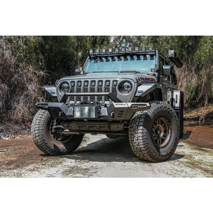 Attica 4x4  Frontier Series Front Modular Bumper for 18-24 Jeep Wrangler JL & Gladiator JT