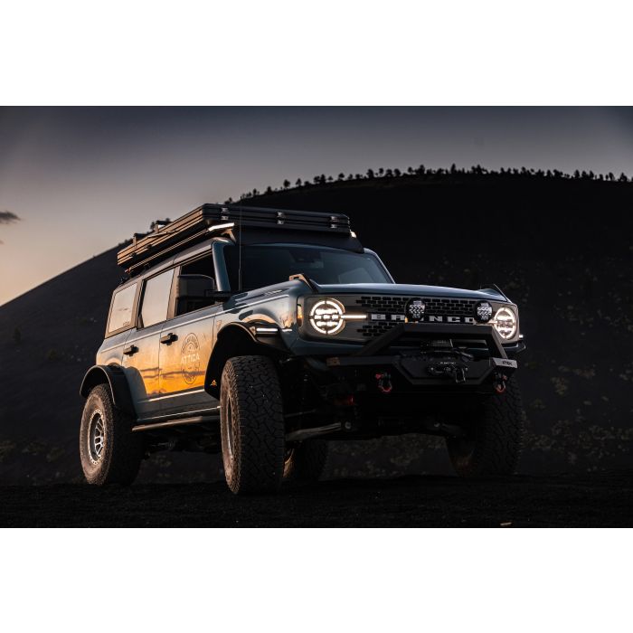 Attica 4x4 CHATT0759-B-SQ Rogue Series Headlights for 21-25 Ford Bronco