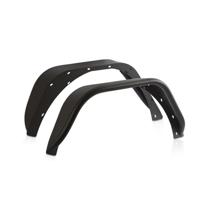 ATTJL01H107-BX-R Attica 4x4 Rear Fender Flares - Black - Powder Coated - Steel - JL