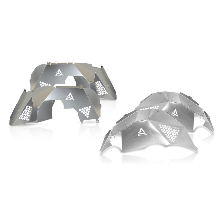 ATTJL01G107-A Attica 4x4 Inner Fender - Silver - Aluminum - JL