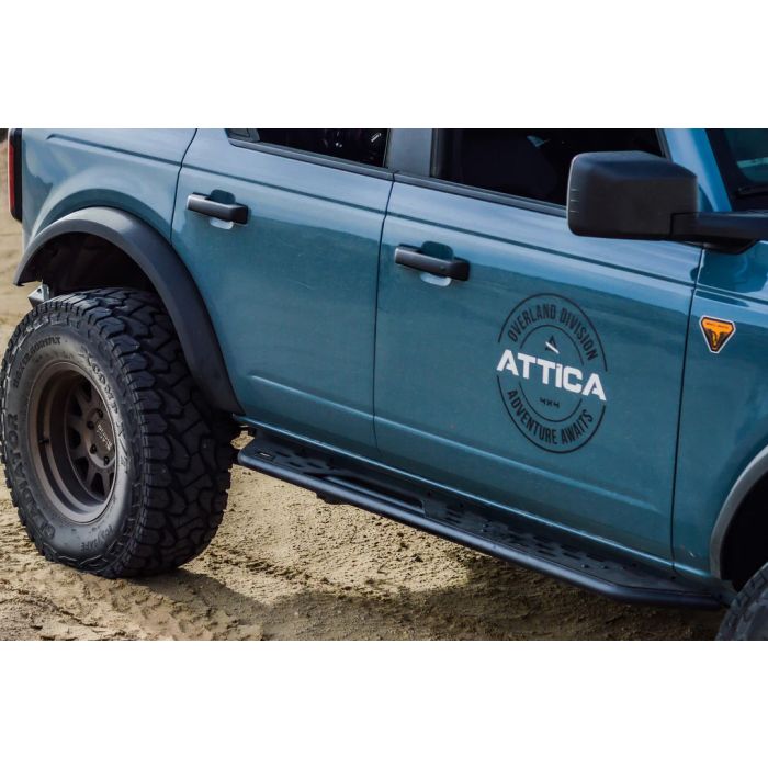 Attica 4x4 ATTFB01C102-BX Terra Series Rock Sliders for 21-25 Ford Bronco 4-Door 