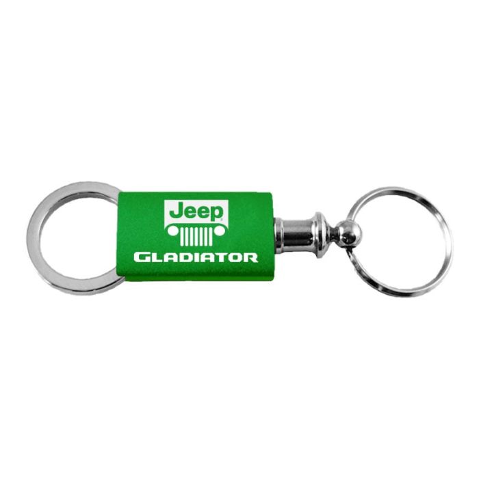 AUG GLADIATOR ALUM VALET KEY FOB  GREEN